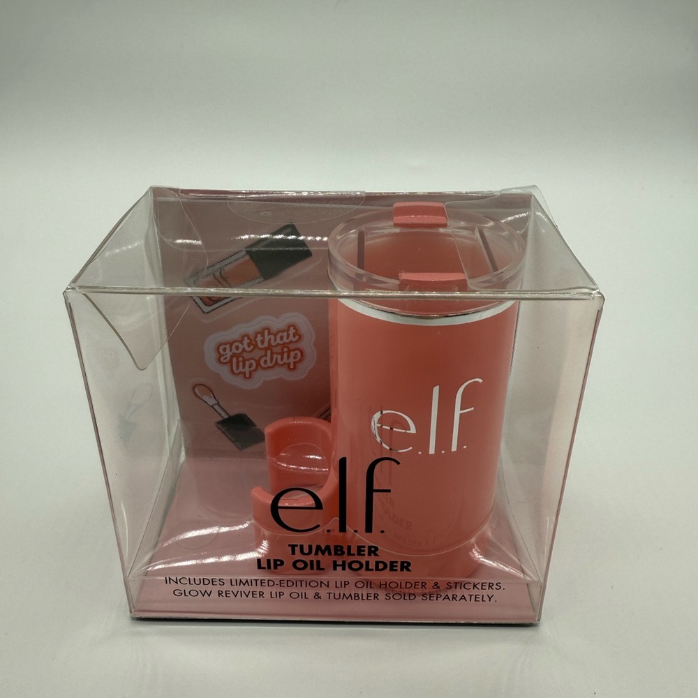 e.l.f. Stanley Tumbler Lip Oil Holder In Coral Fixation